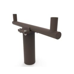 LBRTAF-6201884B2** 20 ft. 6" Butt Dia.,0.188 ga. 2 Fixture 180, LED Ready Light Pole