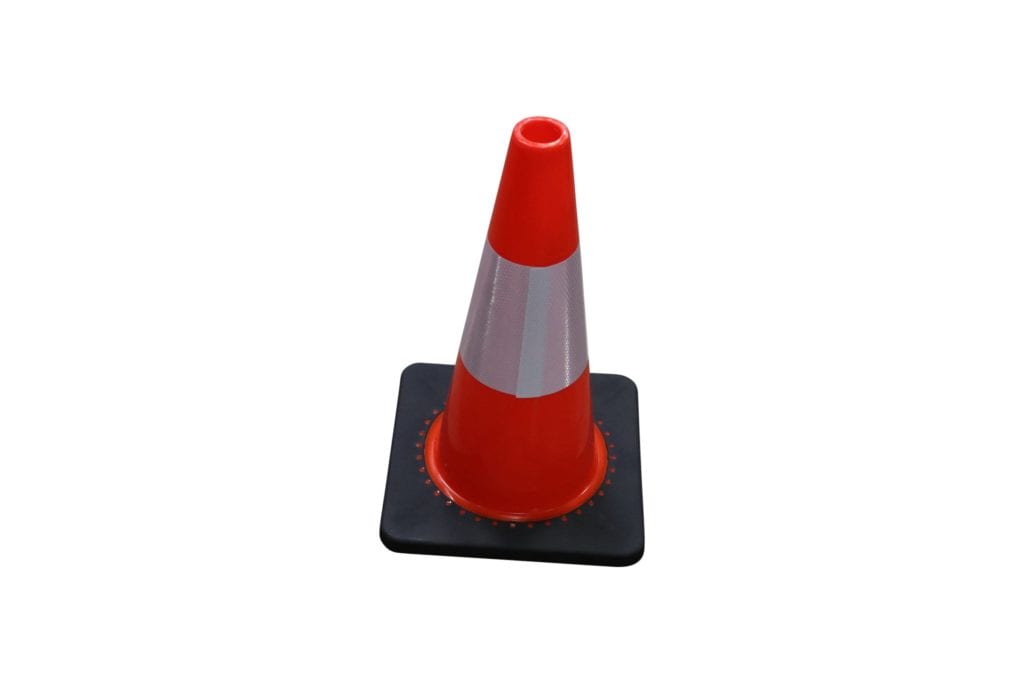 18 inch safety traffic cone