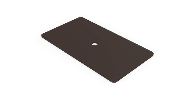 2.5x4.5 Flat Hand Hole Cover