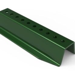 8ft green enamel baked sign post