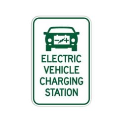 Electric Vehicle Charging Station - 12" x 18"
