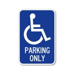 Handicap Parking Only - 12" x 18"