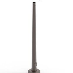 Round Tapered Steel Pole Top Options
