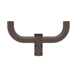 Steel Bullhorn with 2 Arms at 180 Degrees for 2 3/8 inch round pole