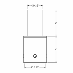 Round Tenon Adapter 3