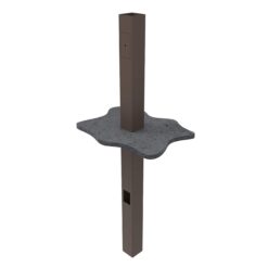 Direct Buried Steel Pole. Galvanized finish.