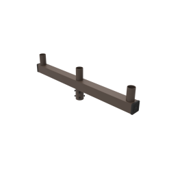 3 LED fixture square tenon for poles