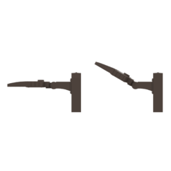 Unity Installation Square Pole. Adjustable mounting bracket brightlots.com